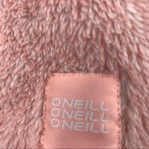 O'Neill Girl's Pink Fluffy Sherpa Sweater size  Medium - Picture 2 of 5